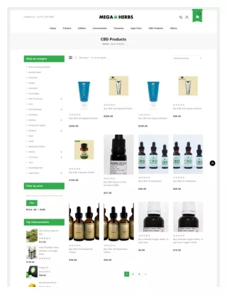 Mega herbs online store