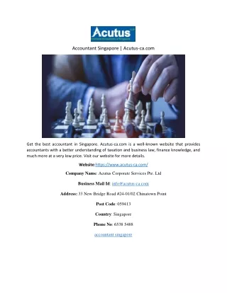 accountant singapore acutus ca com