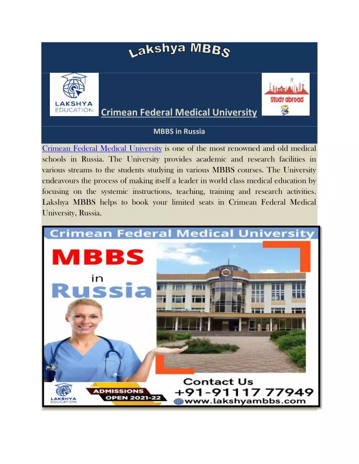 crimean federal medical university