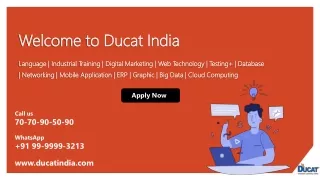 welcome to ducat india