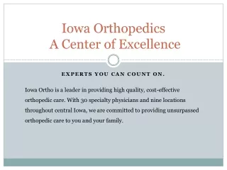 Iowa Orthopedics