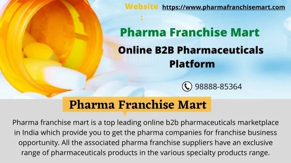 Pharma Franchise Company in India