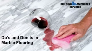 What are the Do’s and Don’ts in Marble Flooring