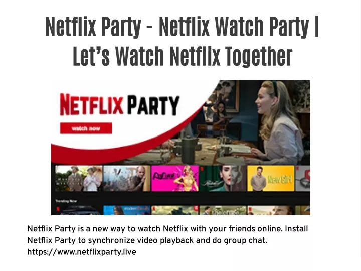 netflix party netflix watch party let s watch