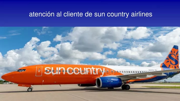 atenci n al cliente de sun country airlines