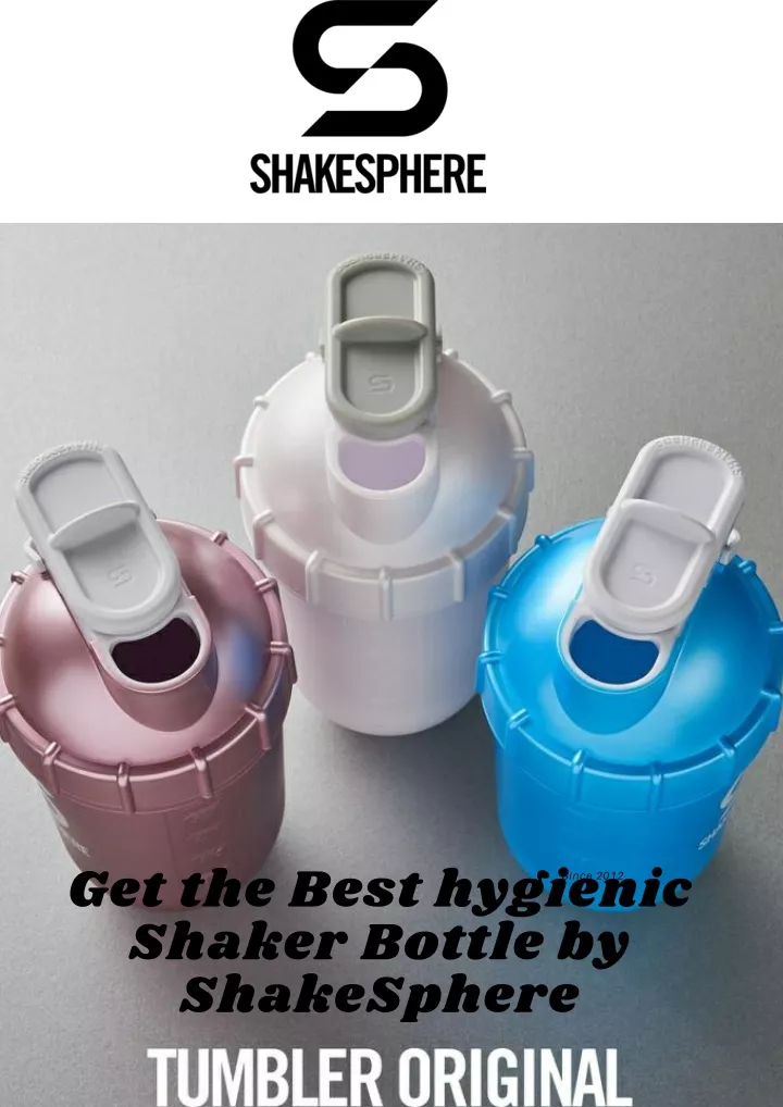 get the best hygienic shaker bottle by shakesphere