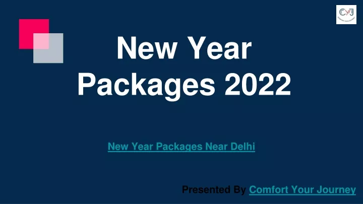 new year packages 2022