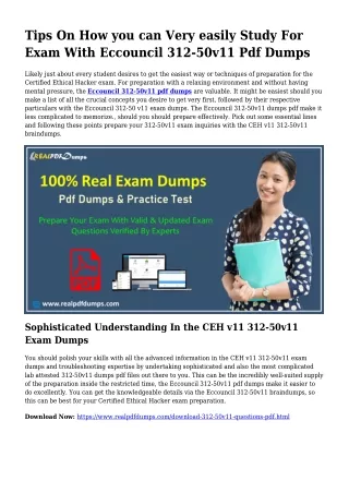 Sustainable 312-50v11 Dumps Pdf For Awesome Consequence