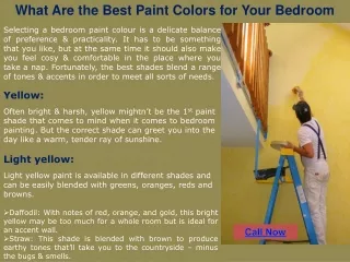 What Are the Best Paint Colors for Your Bedroom