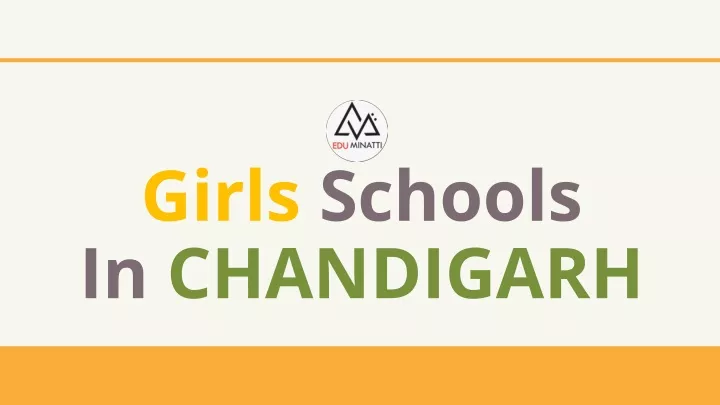 girls schools in chandigarh