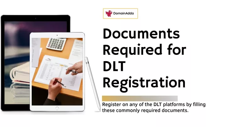 documents required for dlt registration