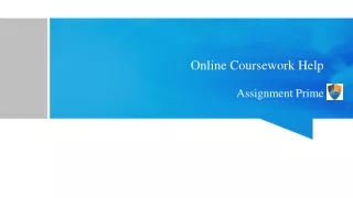 Coursework Help