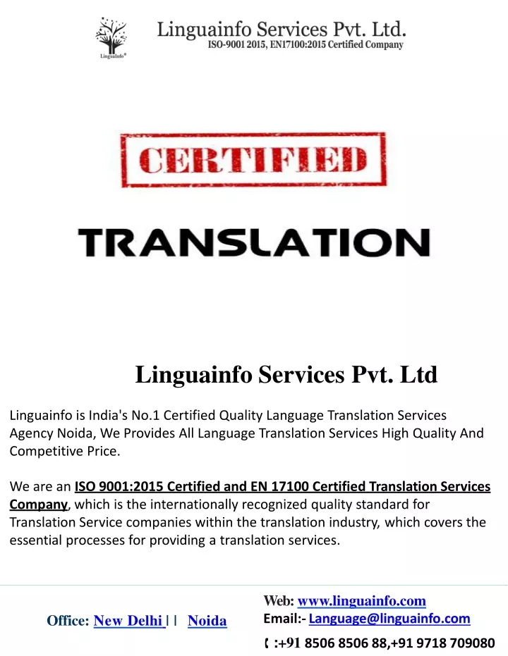 linguainfo services pvt ltd