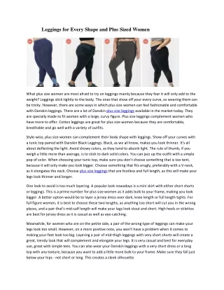 Leggings for Every Shape and Plus Sized Women-converted