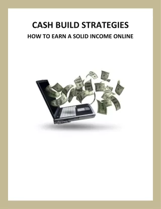 Cash Building Strategies