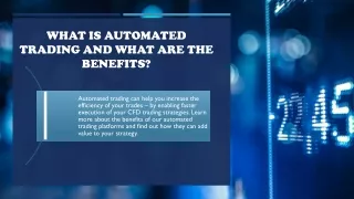 What is automated trading and what are the benefits