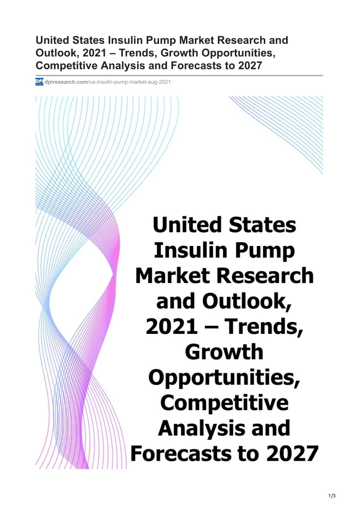 united states insulin pump market research