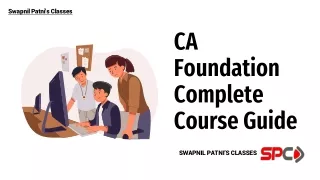 CA Foundation Complete Course Guide