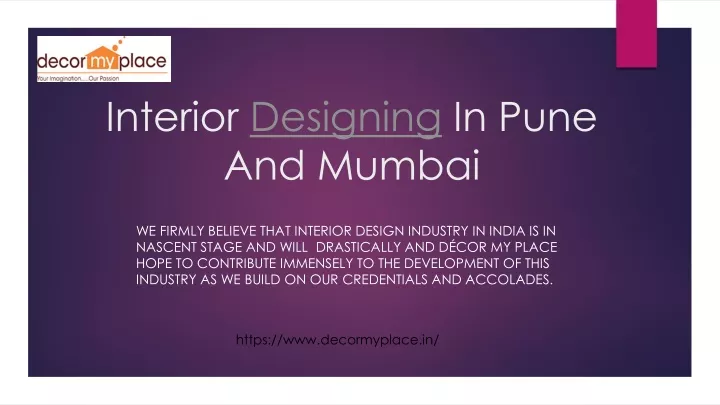 i nterior designing in pune and mumbai