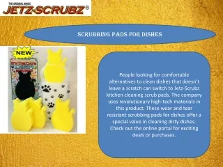 Scrubbing Pads for Dishes