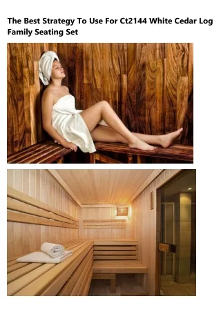 So You've Bought Supremesaunas ... Now What?