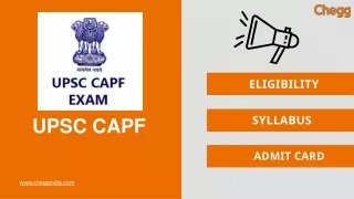 upsc capf