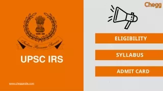 upsc irs