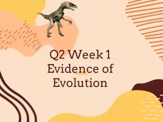 q2 week 1 evidence of evolution