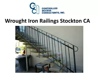 Wrought Iron Railings Stockton CA