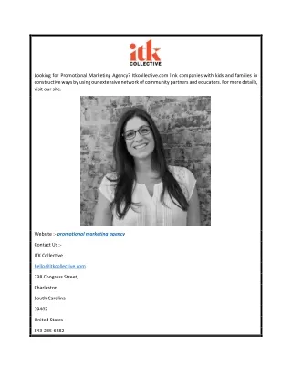 Promotional Marketing Agency  Itkcollective.com