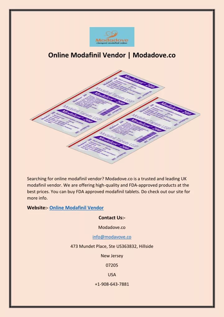 online modafinil vendor modadove co