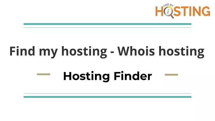 find my hosting whois hosting