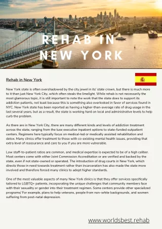 rehab in new york