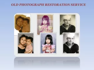 PHOTOGRAPH RESTORATION SERVICE