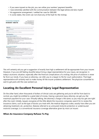 Do You Require A Personal Injury Legal Representative? When Working With An Atto