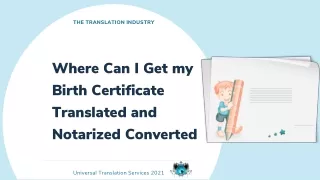 the translation industry