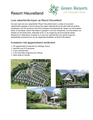 resort heuvelland