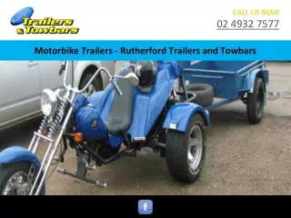 Motorbike Trailers - Rutherford Trailers and Towbars