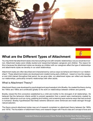 what are the different types of attachment