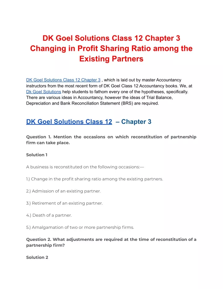 dk goel solutions class 12 chapter 3 changing