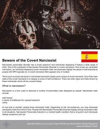 beware of the covert narcissist