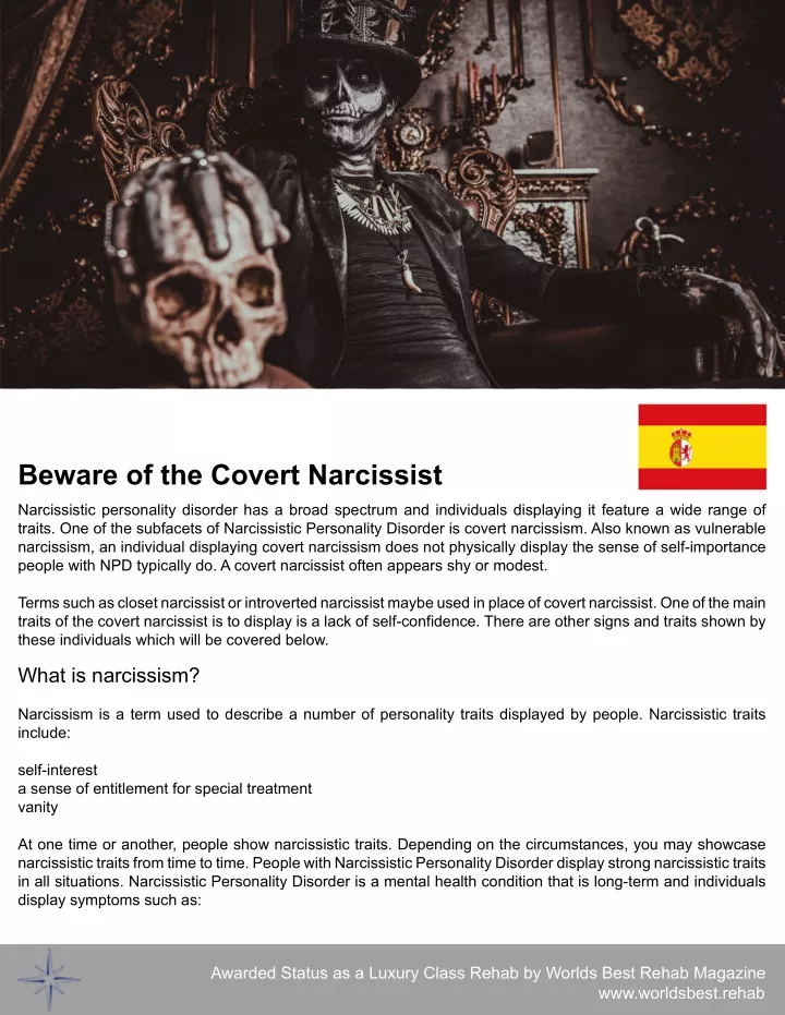 beware of the covert narcissist