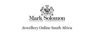 Jewellery Online South Africa
