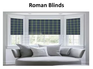 roman blinds