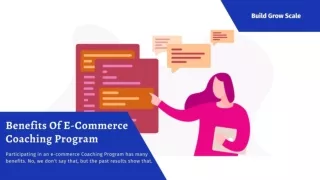Benefits Of E-Commerce Coaching Program