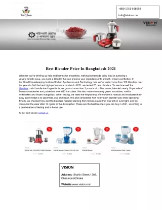 Best Blender