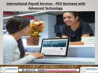International Payroll Services – PEO Germany with Advanced Technology