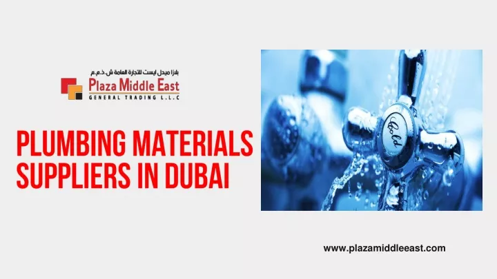 plumbing materials suppliers in dubai