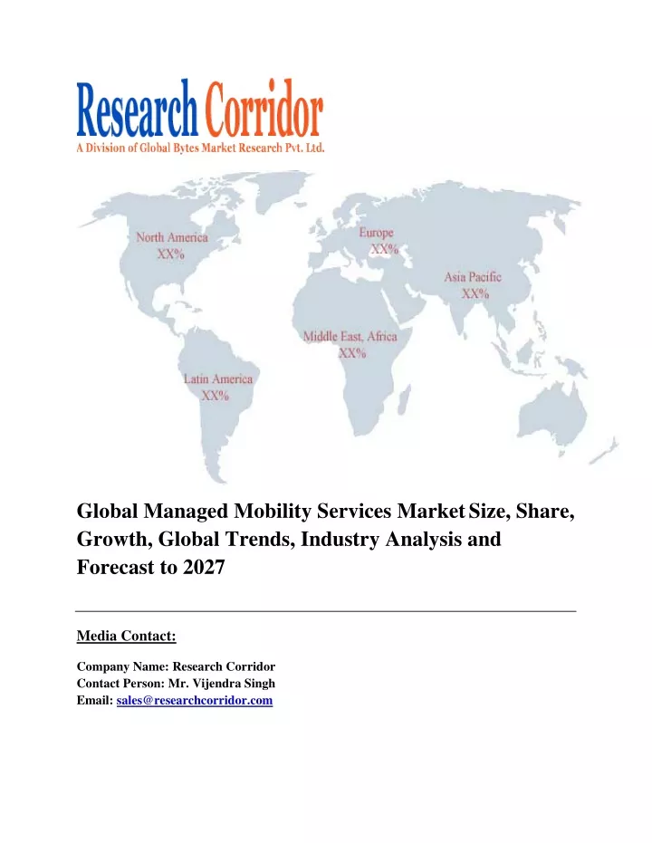 global managed mobility services market size