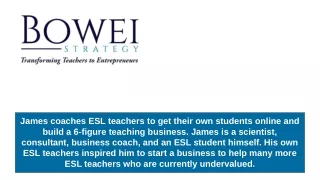 james coaches esl teachers to get their